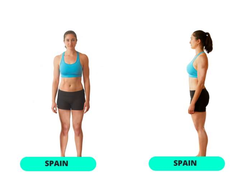 Slim waist and flat stomach: what the perfect female figure looks like in 15 different countries