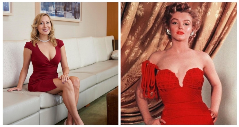 Símbolo sexual del régimen estricto: una mujer británica vivió un día como Marilyn Monroe