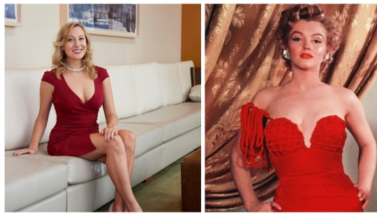 Símbolo sexual del régimen estricto: una mujer británica vivió un día como Marilyn Monroe