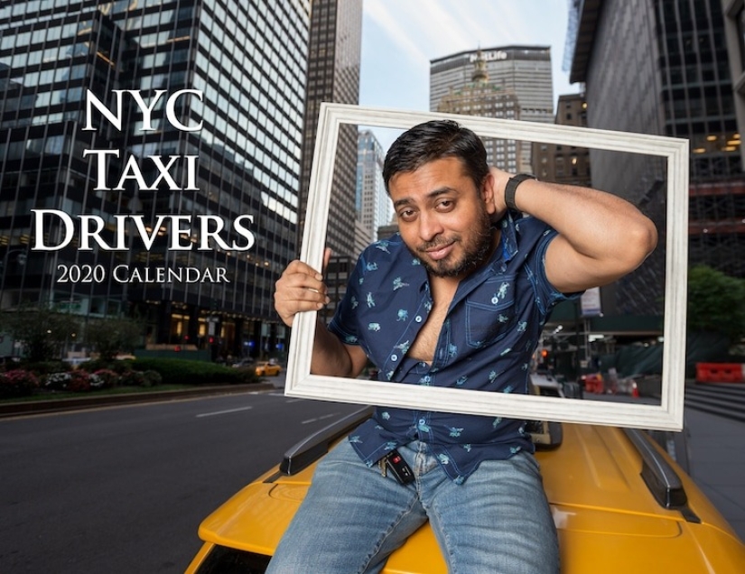 Smile, Chief! An unusual calendar with photos of New York taxi drivers is already on sale