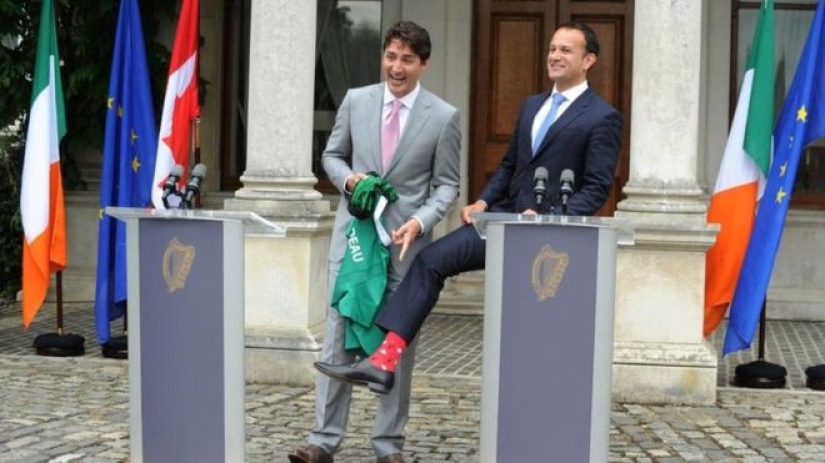 Socks in Canada are more than socks: Justin Trudeau's 11 Bright Couples