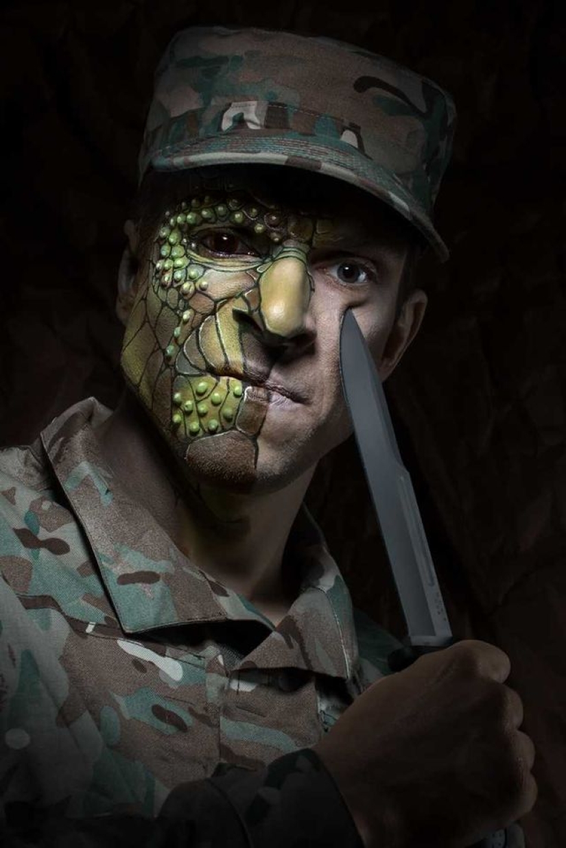 Soldados salvajes: fotógrafo ruso mostró cómo los soldados se convierten en animales