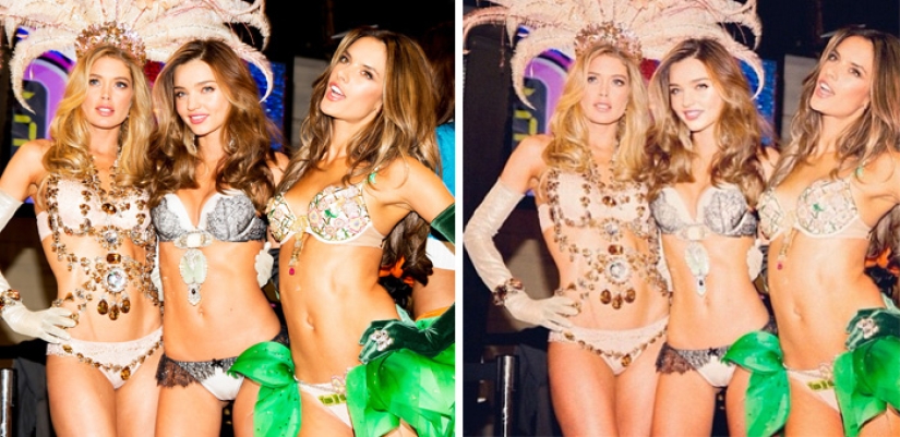 Solid deception: 25 photos of stars before and after photoshop Solid deception: 25 photos of stars before and after photoshop