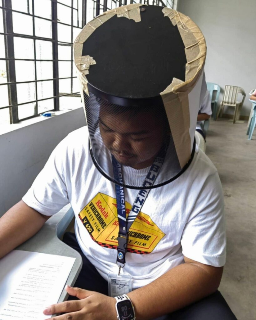 "Sombreros contra las trampas" Los estudiantes filipinos han conquistado Internet