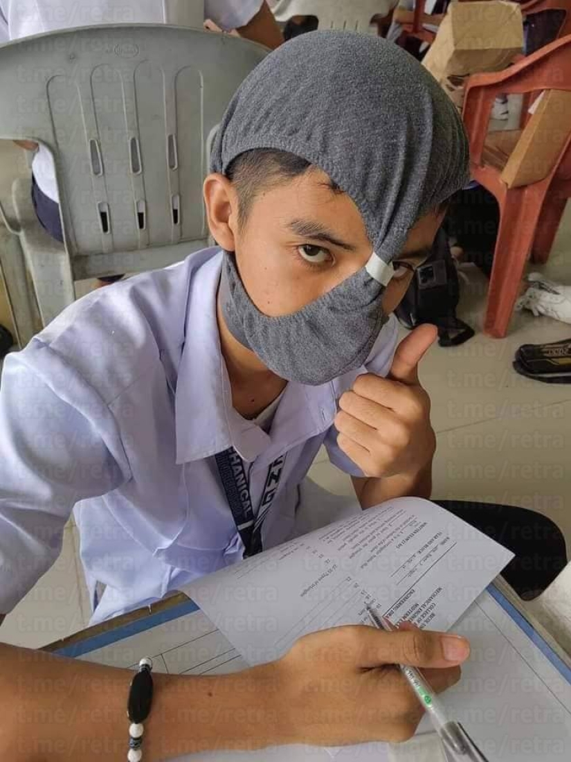 "Sombreros contra las trampas" Los estudiantes filipinos han conquistado Internet