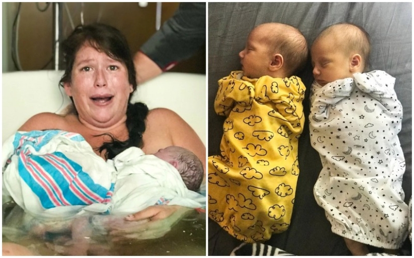 Sorpresa más amable: una joven madre se sorprendió cuando dio a luz a gemelos en lugar de una hija