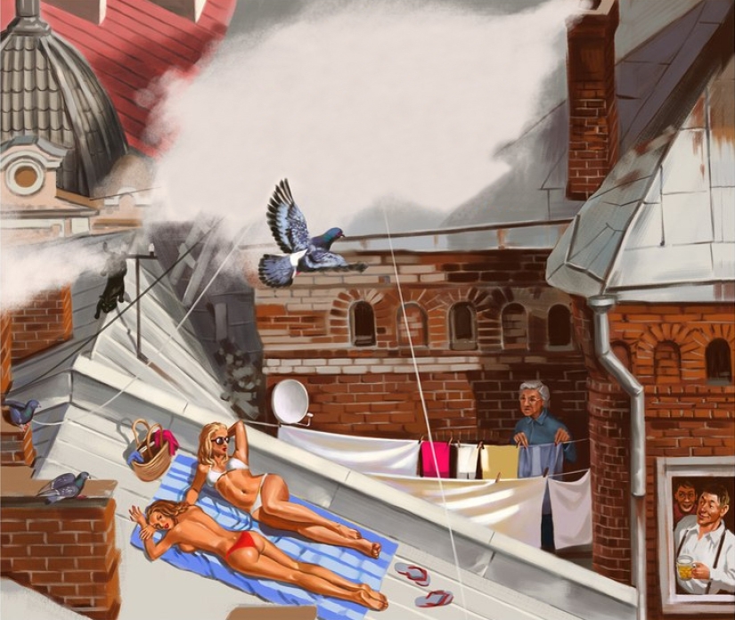 Soviet pin-up posters by Valery Barykin