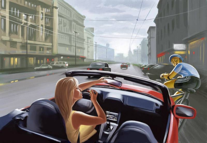 Soviet pin-up posters by Valery Barykin