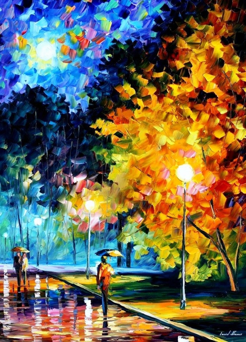 Splashes of color: amazing paintings by a Belarusian artist who paints with a palette knife Splashes of color: amazing paintings by a Belarusian artist who paints with a palette knife