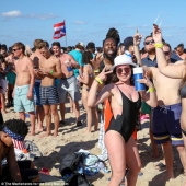 "Spring is coming, make way for spring!": student drunken parties in the USA