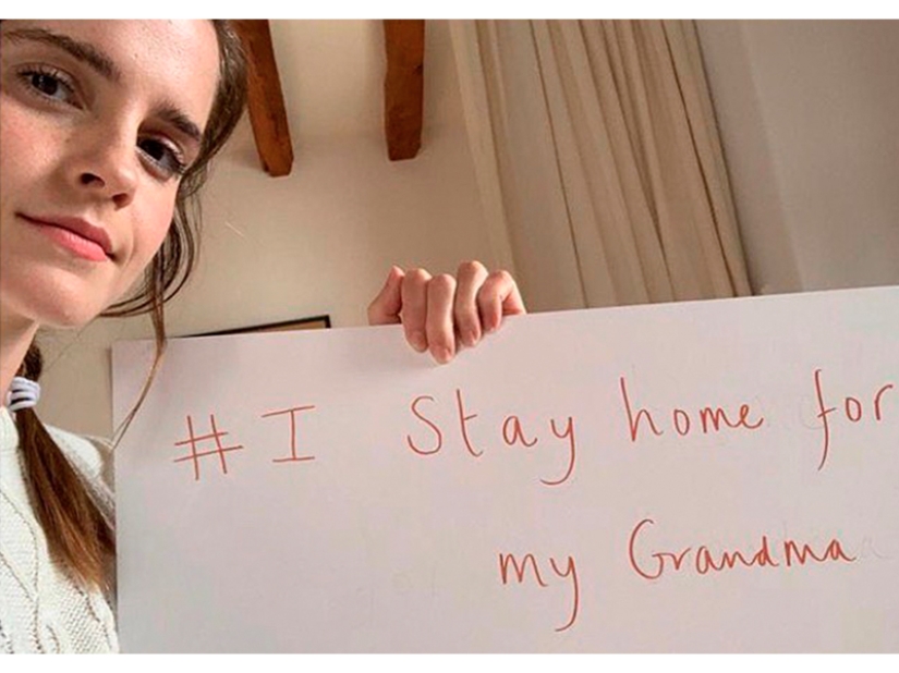 Stars on the couch: pictures of celebrities during self-isolation