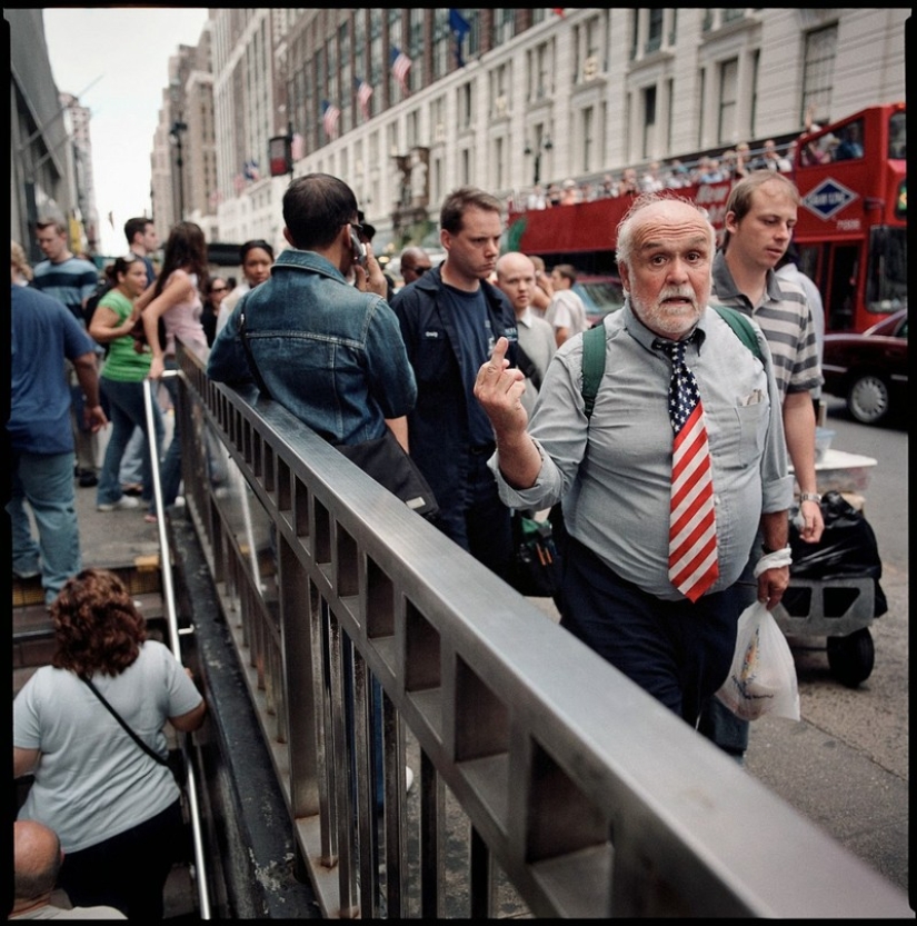 Street portraits of Americans by Mike Peters