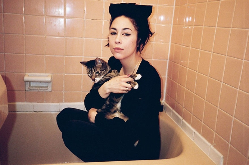 Strong, independent women of New York and their moustached companions