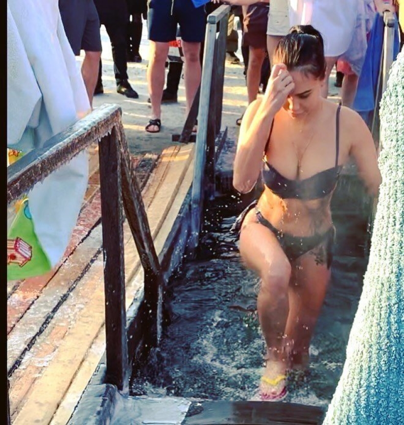 Stunning girls of Epiphany bathing 2020