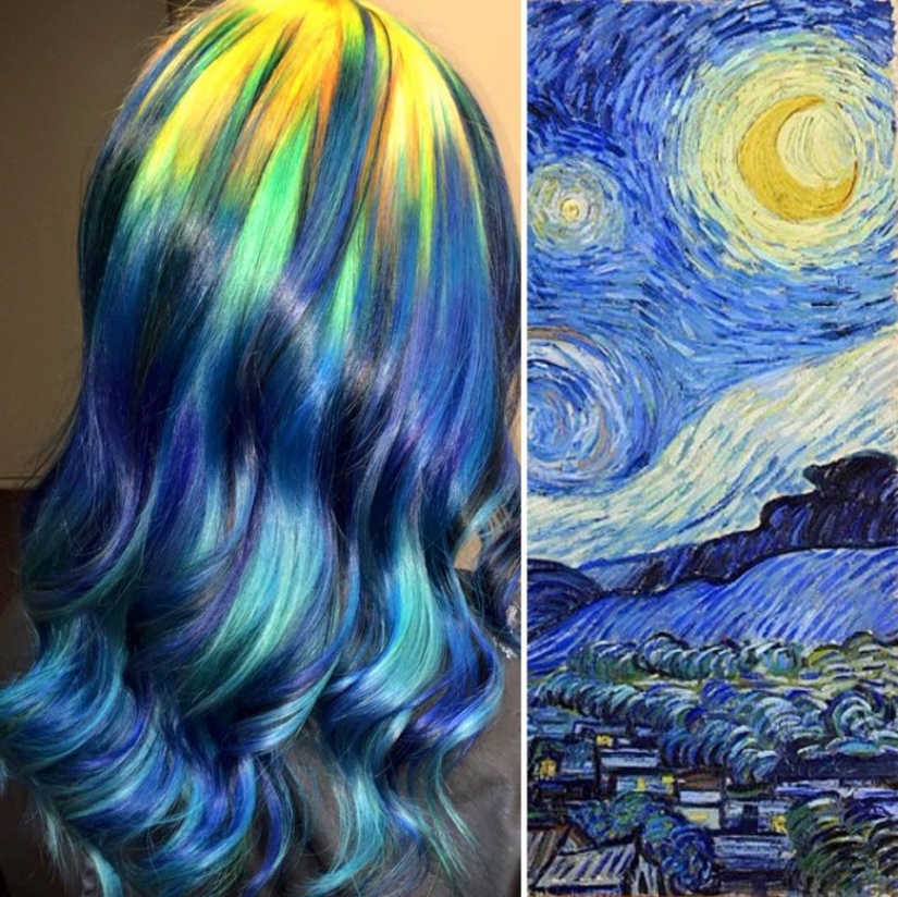 Stylist turns hairstyles into classic pieces of art Stylist turns hairstyles into classic pieces of art