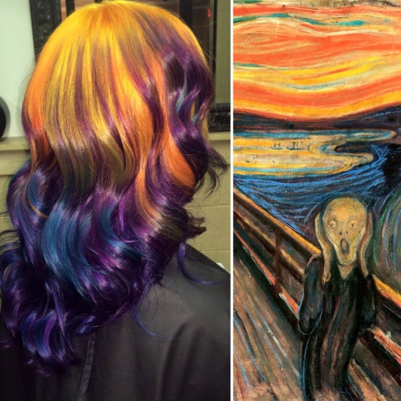 Stylist turns hairstyles into classic pieces of art Stylist turns hairstyles into classic pieces of art
