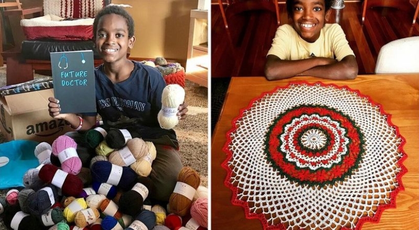 Success story: thousands of people watch an orphan from Ethiopia knitting Success story: thousands of people watch an orphan from Ethiopia knitting