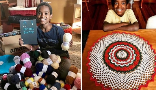 Success story: thousands of people watch an orphan from Ethiopia knitting