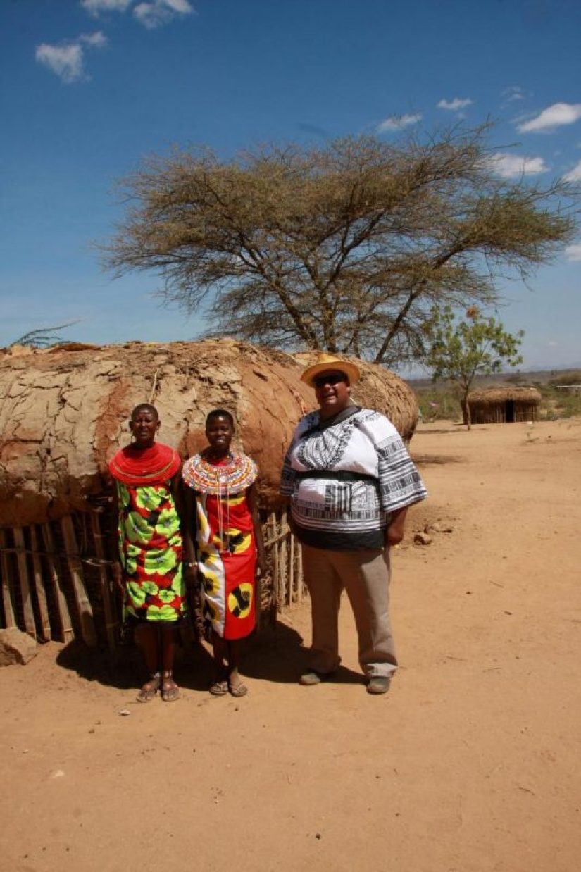 Sun-struck: a blonde model from Germany has become dark-skinned and wants to move to Africa