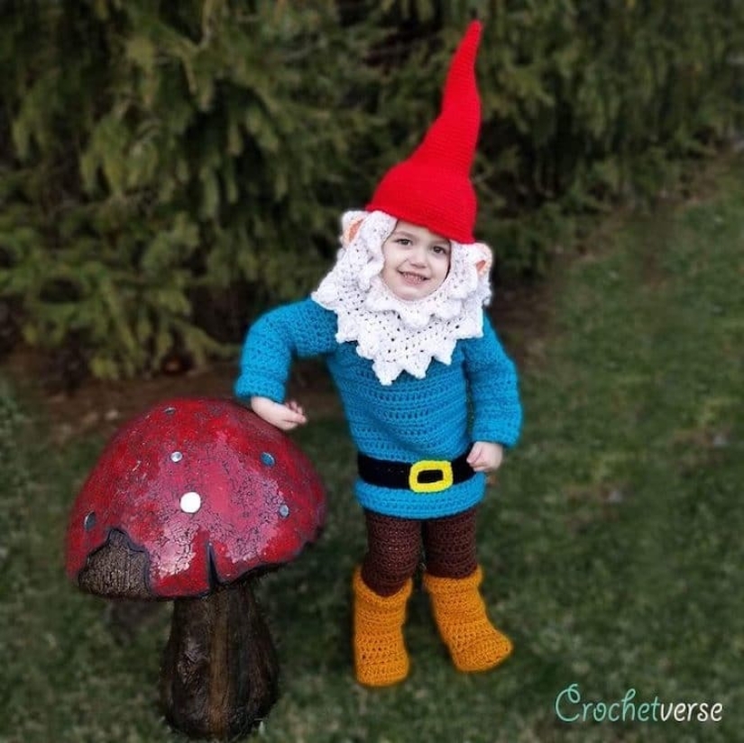 Talent on the hook: Mother knits amazing Halloween outfits for children Talent on the hook: Mother knits amazing Halloween outfits for children