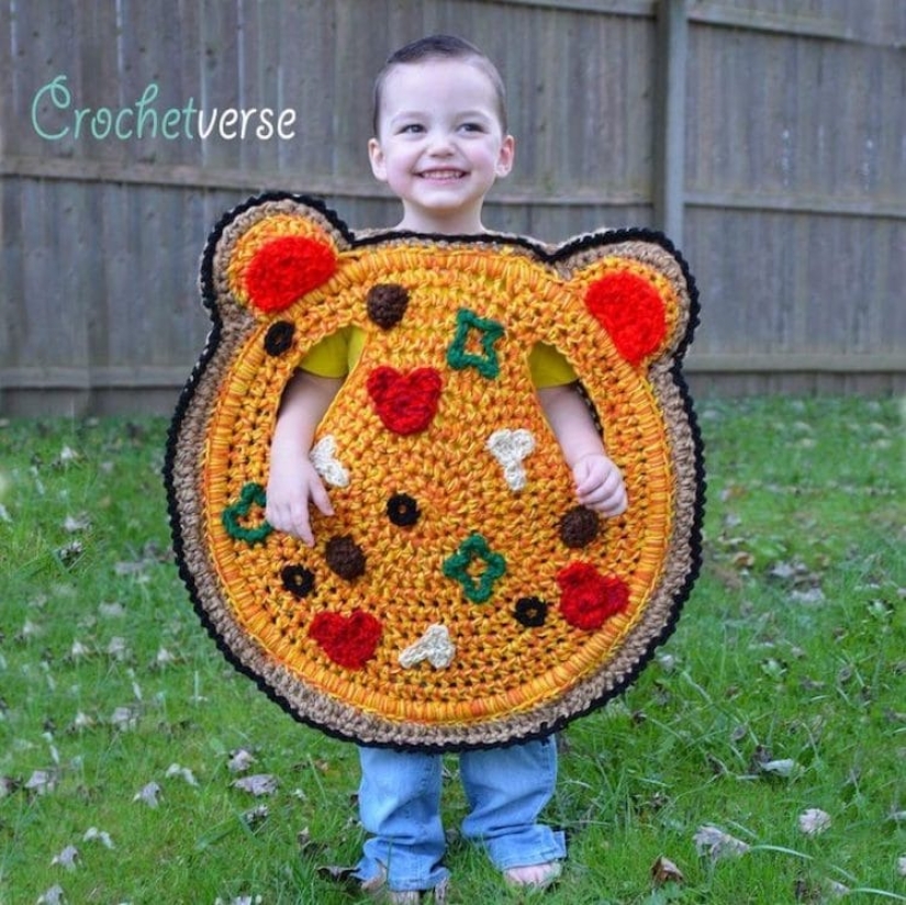 Talent on the hook: Mother knits amazing Halloween outfits for children Talent on the hook: Mother knits amazing Halloween outfits for children