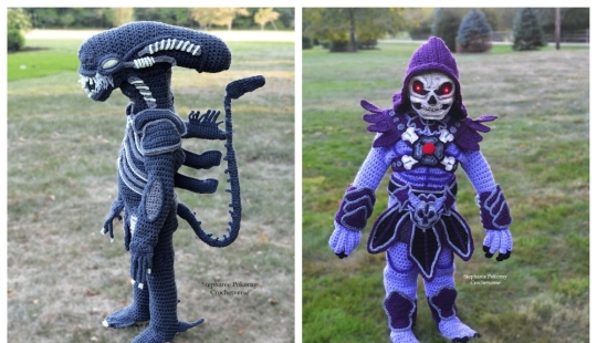 Talento en el gancho: Madre teje increíbles atuendos de Halloween para niños Talento en el gancho: Madre teje increíbles atuendos de Halloween para niños