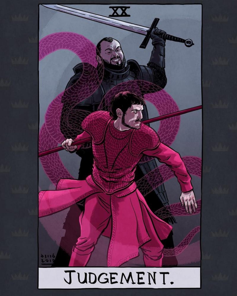 Tarot cards based on "Game of Thrones" Tarot cards based on "Game of Thrones"