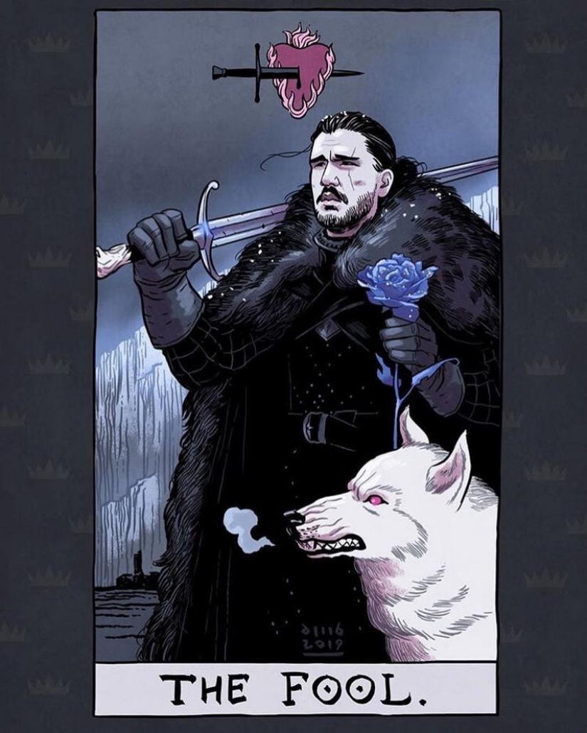 Tarot cards based on "Game of Thrones" Tarot cards based on "Game of Thrones"