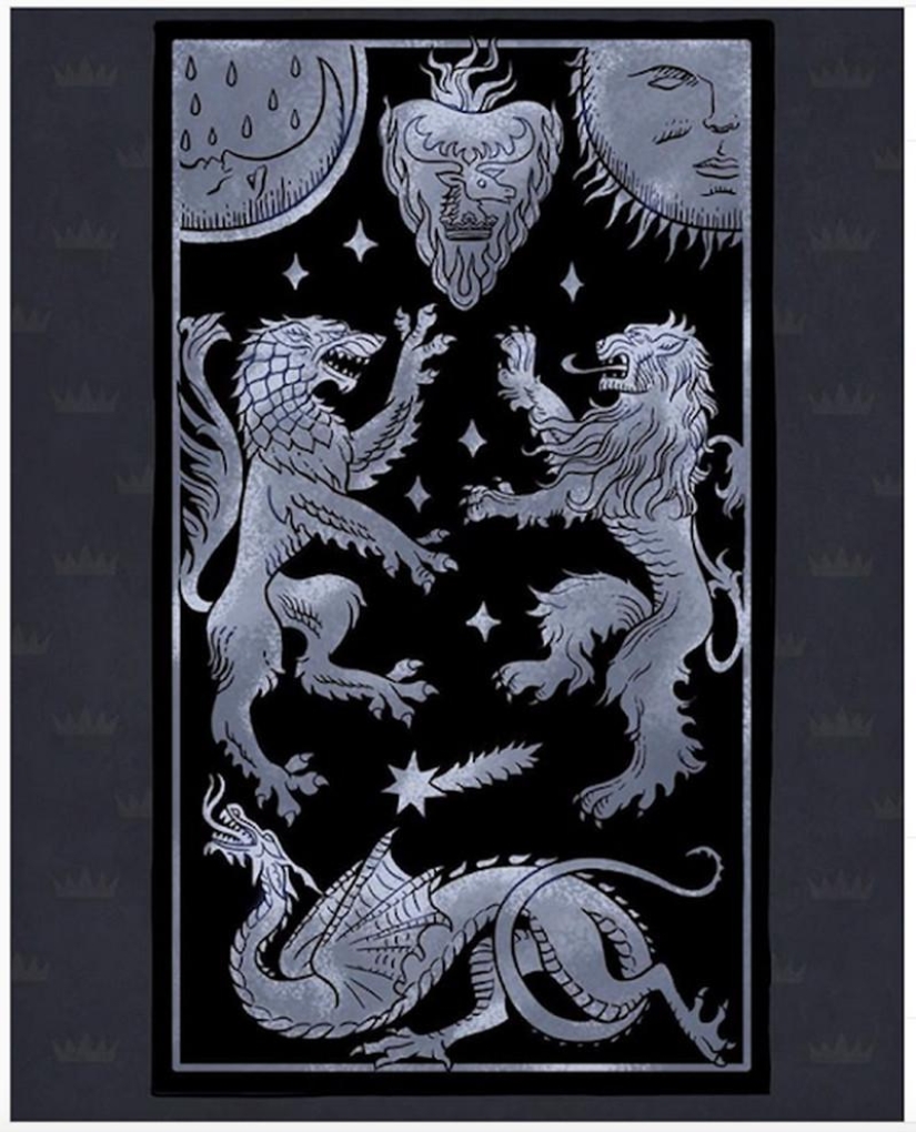 Tarot cards based on "Game of Thrones" Tarot cards based on "Game of Thrones"