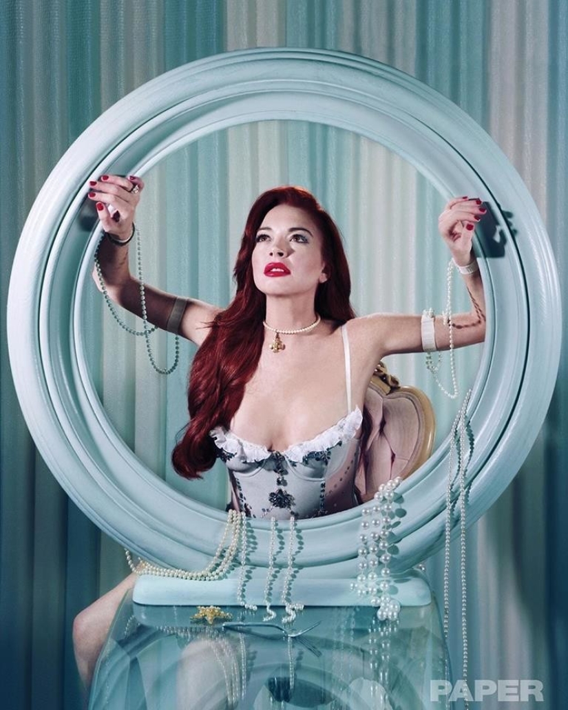 That's the cleavage! Lindsay Lohan as Disney Princesses