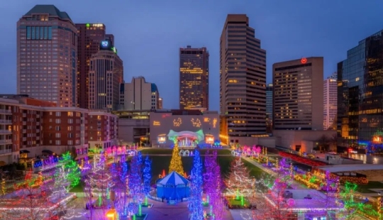 The 10 U.S. Cities with the Best Christmas Light Displays
