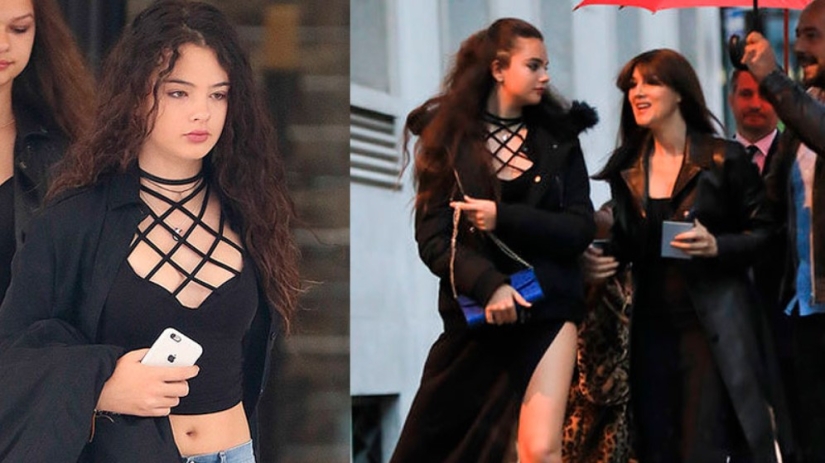 The 14-year-old daughter of Monica Bellucci and Vincent Cassel almost caught up with her mother in beauty The 14-year-old daughter of Monica Bellucci and Vincent Cassel almost caught up with her mother in beauty