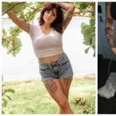 The American woman had her breasts enlarged, had a lift and pumped up her lips instead of reducing her bust