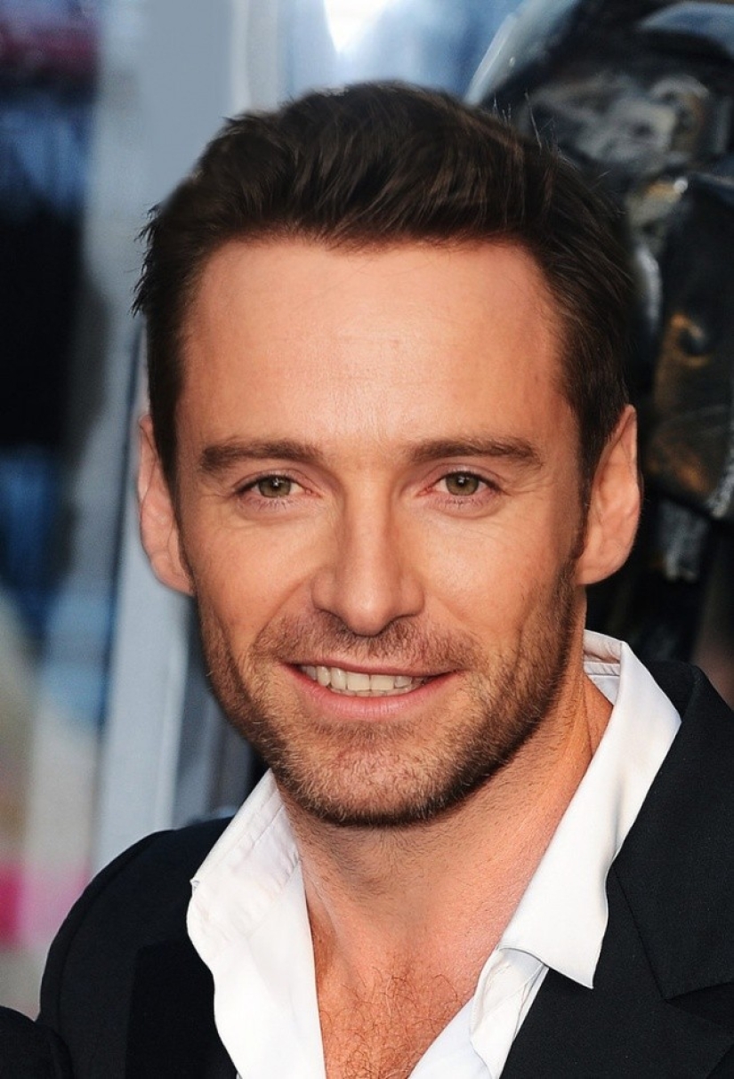 The artist combines photos of celebrities to get the perfect image