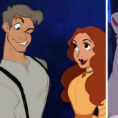 The artist sees it this way: illustrators have come up with what cartoon characters would look like, being people