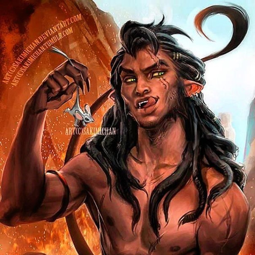 The artist sees it this way: illustrators have come up with what cartoon characters would look like, being people