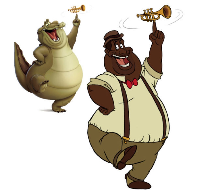 The artist sees it this way: illustrators have come up with what cartoon characters would look like, being people