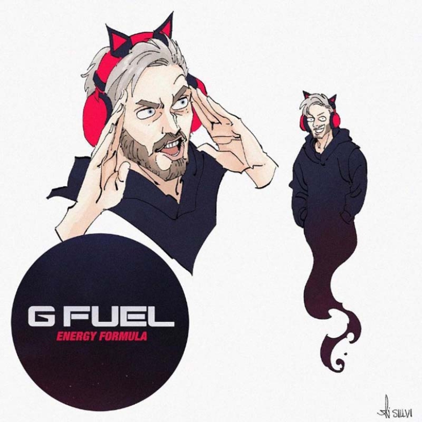 The artist turned 13 popular carbonated drinks into cartoon characters