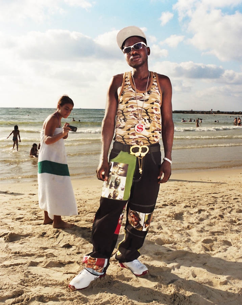 The beach in tel Aviv