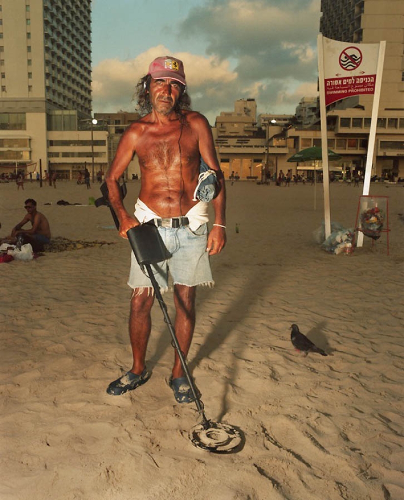 The beach in tel Aviv