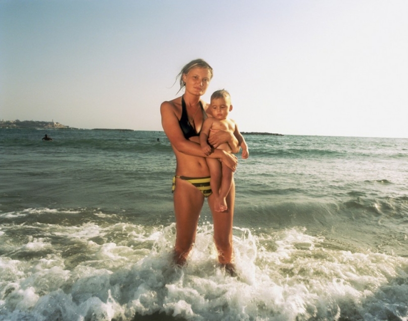 The beach in tel Aviv