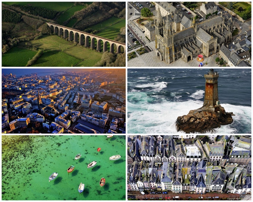 The beauty of France from a height