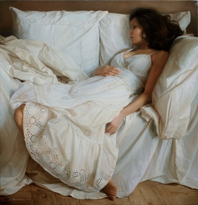 The beauty of the female body in the stunningly realistic works of Sergei Marshennikov