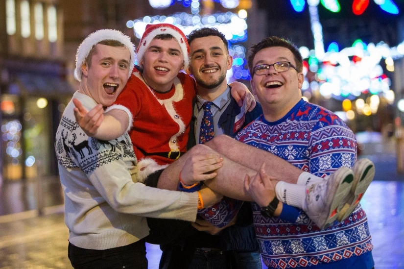 The bells are ringing! New Year's binge rolls across the UK