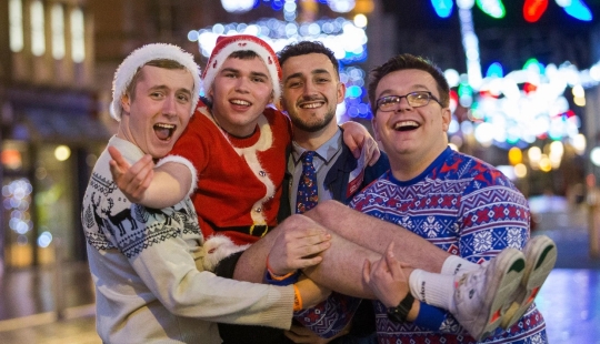 The bells are ringing! New Year's binge rolls across the UK The bells are ringing! New Year's binge rolls across the UK