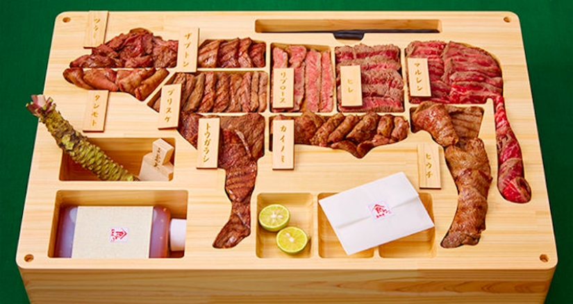 The best gift for true meat lovers: bento with premium marbled beef from Japan The best gift for true meat lovers: bento with premium marbled beef from Japan