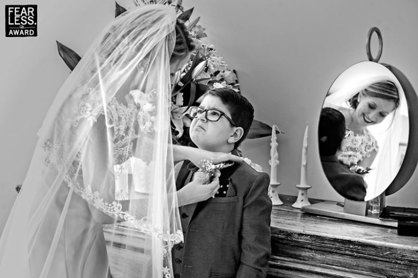 The brightest wedding pictures that will never get into the family album