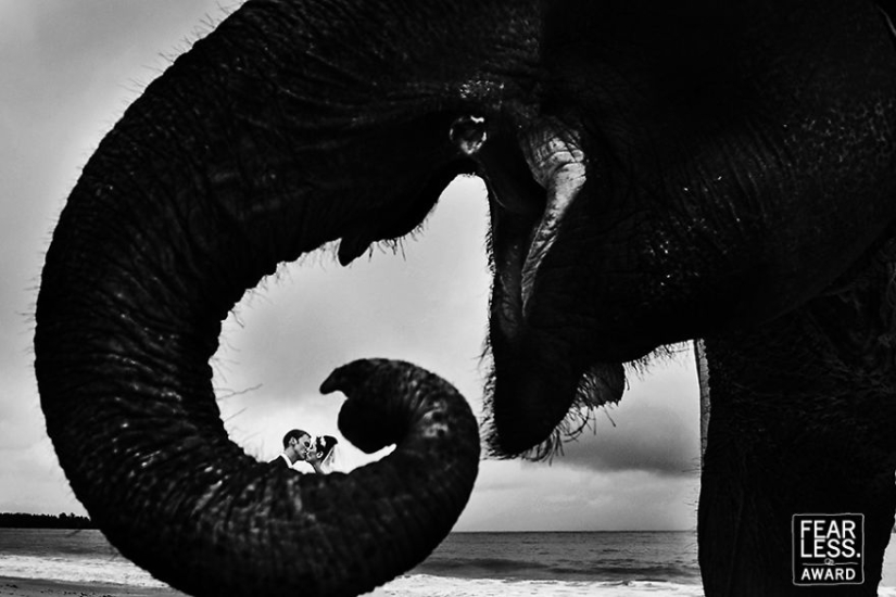 The brightest wedding pictures that will never get into the family album