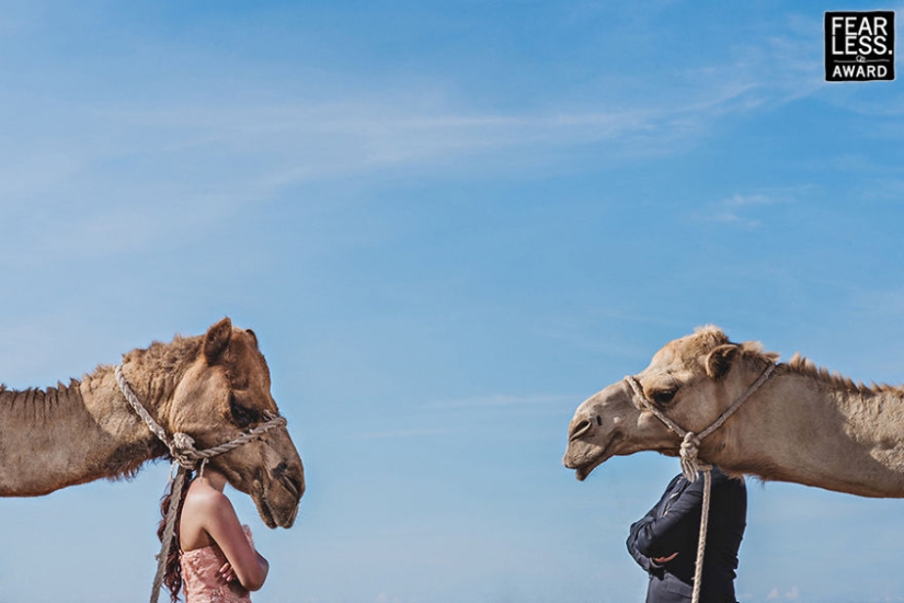 The brightest wedding pictures that will never get into the family album