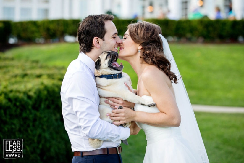 The brightest wedding pictures that will never get into the family album